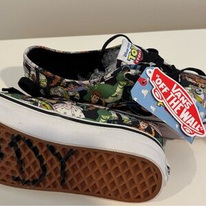 Vans x Toy Story Black and White Canvas Sneakers Low-Top